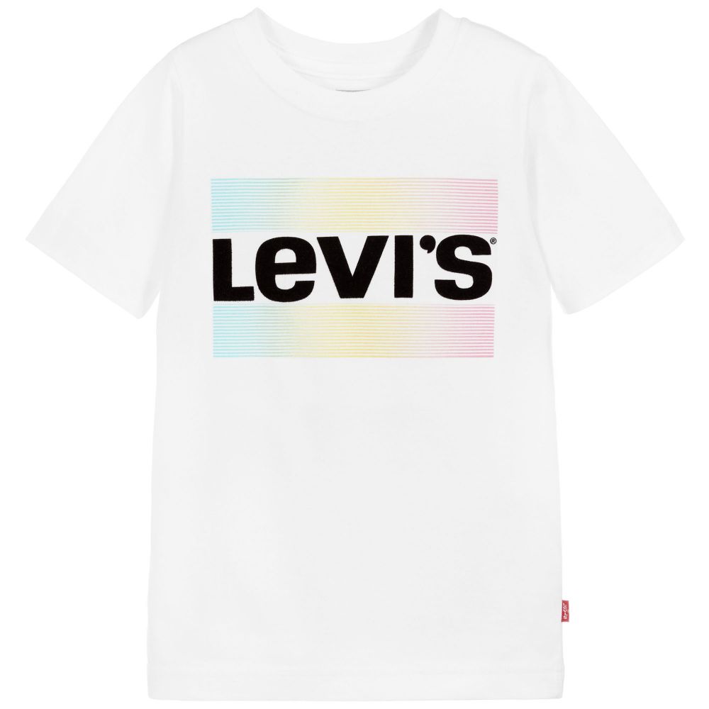 Levi's - Teen White Logo T-Shirt | Childrensalon
