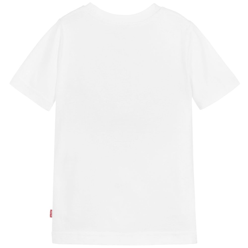 Levi's-Teen White Logo T-Shirt | Childrensalon Outlet