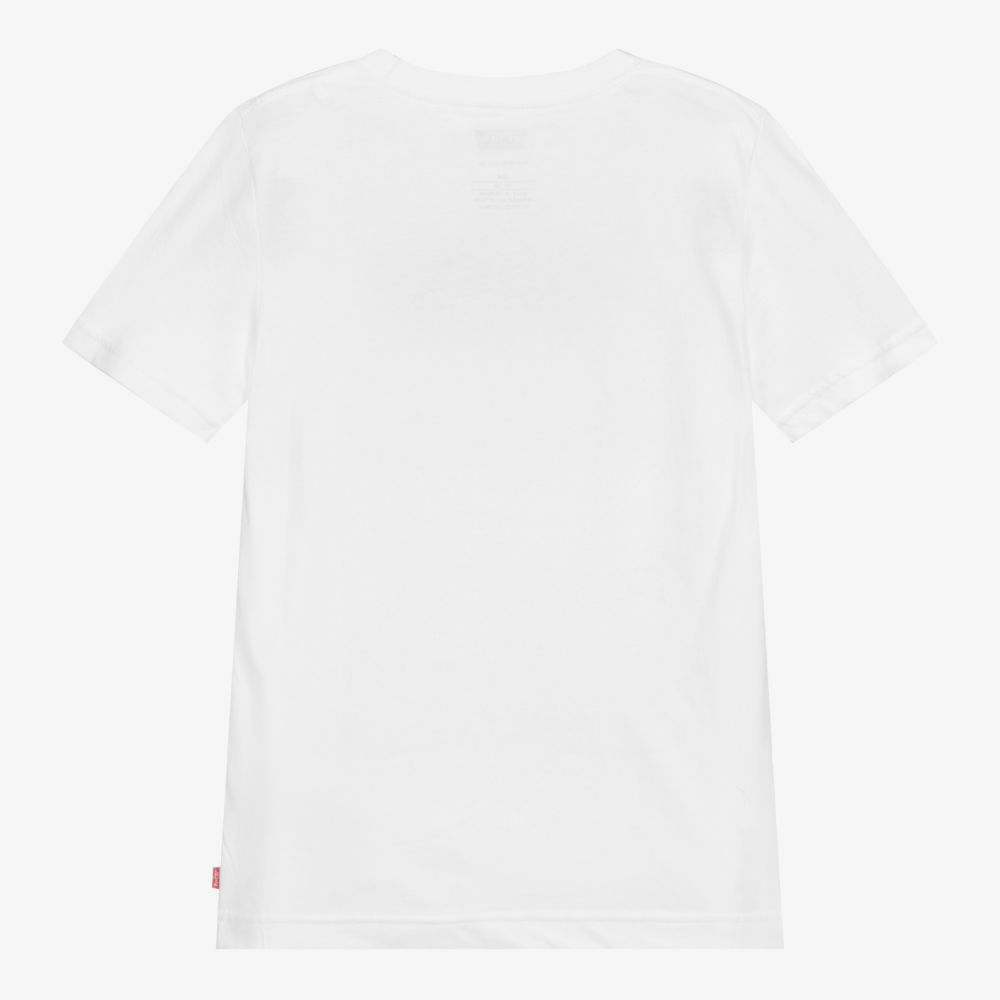 Levi's-Teen White Logo T-Shirt | Childrensalon Outlet