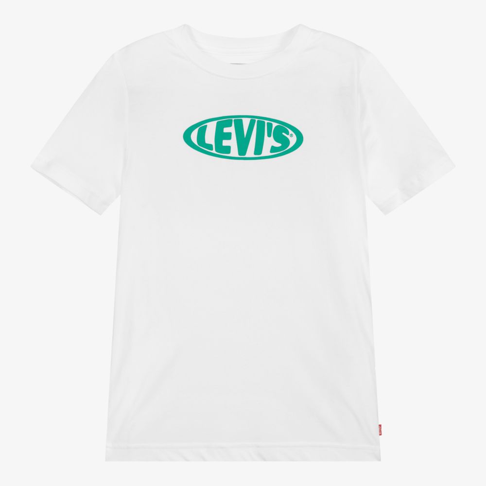 Levi's-Teen White Logo T-Shirt | Childrensalon Outlet