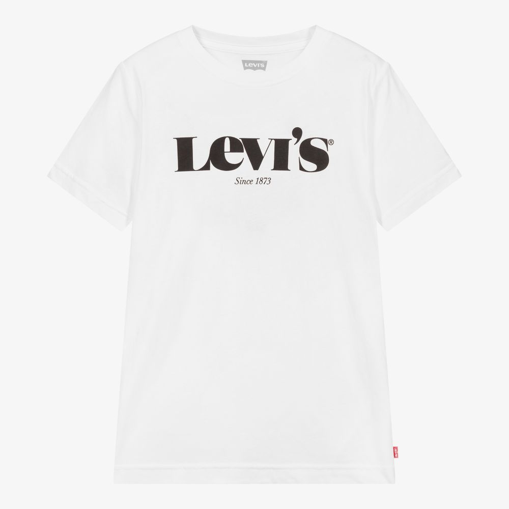 Levi's - Teen White Logo T-Shirt | Childrensalon