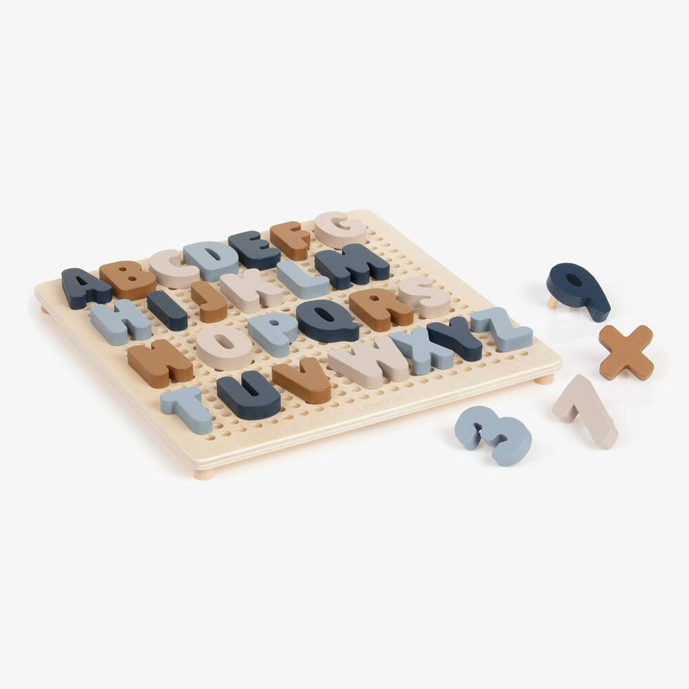 Liewood - Puzzle alphabet en bois (25 cm) | Childrensalon