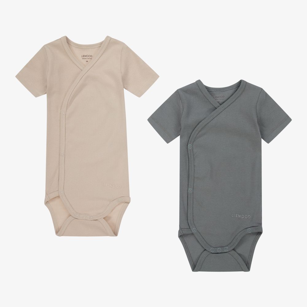 Liewood - Baby Cotton Bodyvests (2 Pack) | Childrensalon