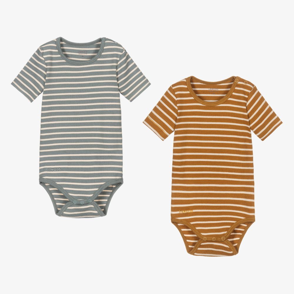 Liewood - Baby Cotton Bodyvests (2 Pack) | Childrensalon