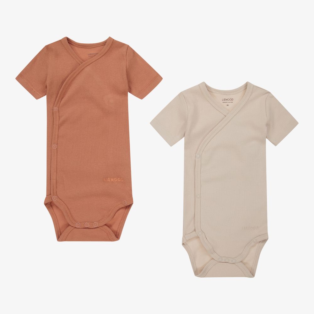 Liewood - Baby Cotton Bodyvests (2 Pack) | Childrensalon