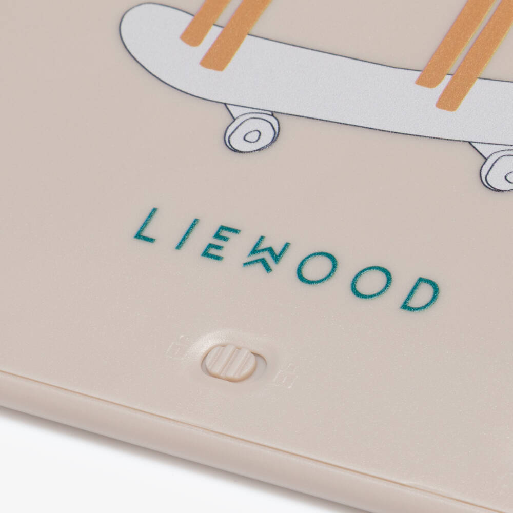 Liewood-Beige Animal LCD Magic Drawing Board (31cm) | Childrensalon Outlet