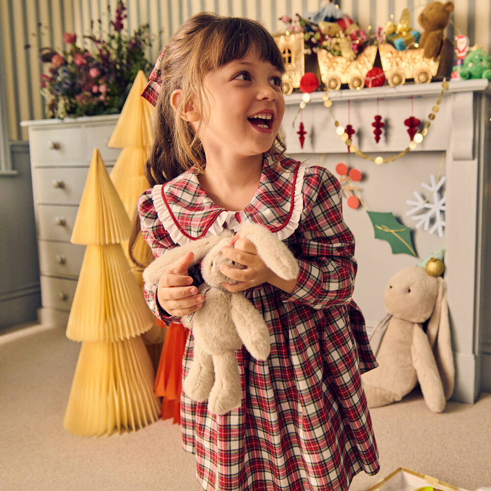 Liewood-Beige Basim Rabbit Baby Soft Toy Gift Set | Childrensalon Outlet