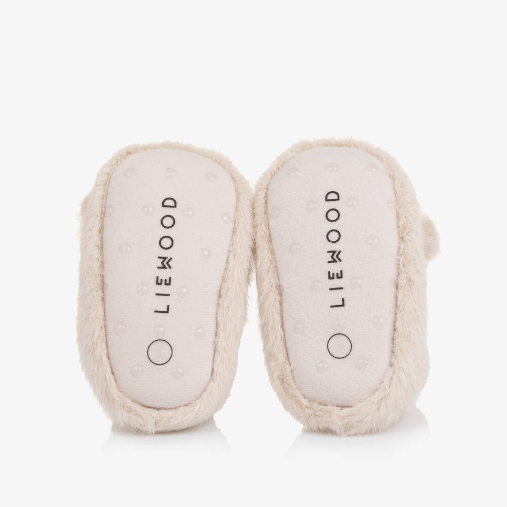 Liewood-Beige Basim Rabbit Baby Soft Toy Gift Set | Childrensalon Outlet