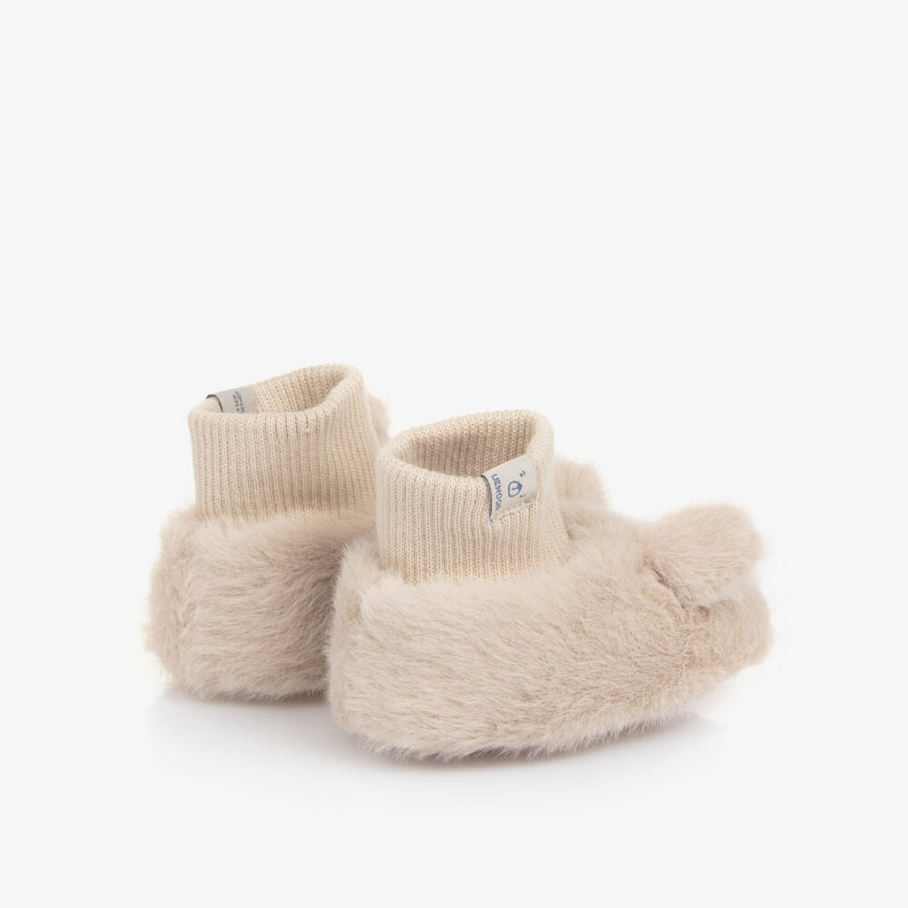 Liewood-Beige Basim Rabbit Baby Soft Toy Gift Set | Childrensalon Outlet