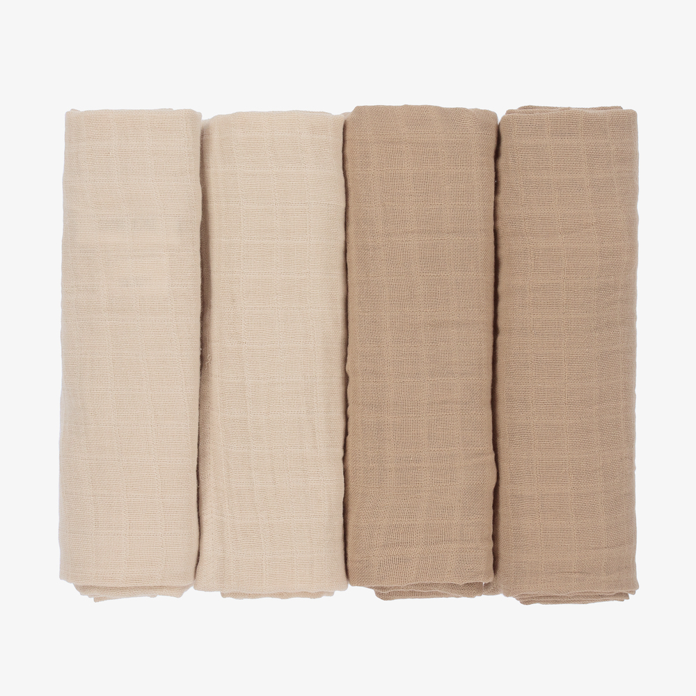 Liewood - Linges beiges en mousseline de coton (60 cm) | Childrensalon