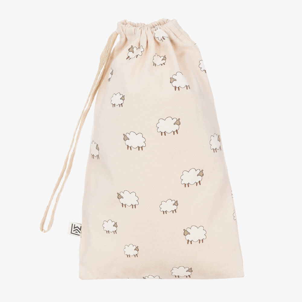 ليوود-بيجاما قطن جيرسي عضوي لون بيج للأولاد | Childrensalon Outlet