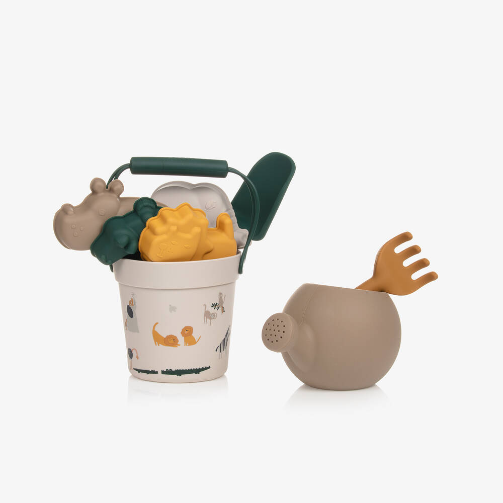 Liewood-Beige Garden & Beach Set (15cm) | Childrensalon Outlet