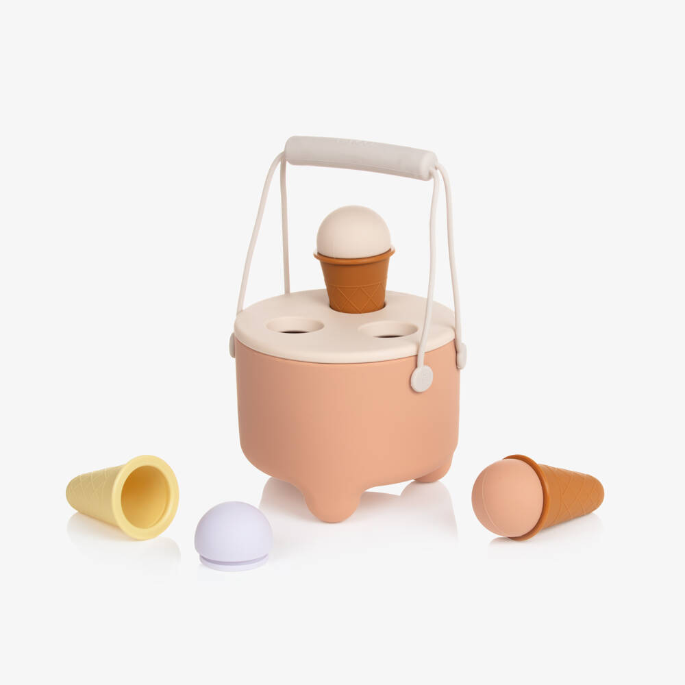 Liewood-Beige Ice Cream Play Set (15cm) | Childrensalon Outlet