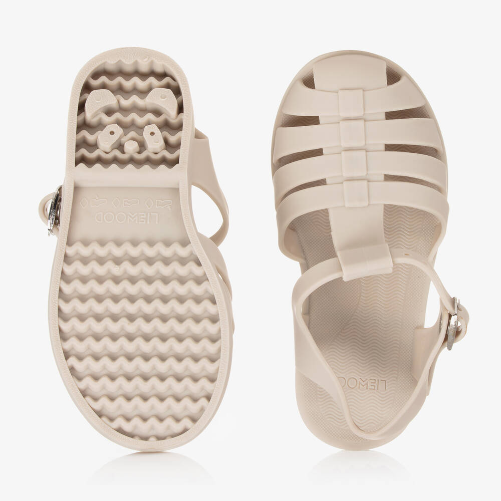 Liewood-Beige Jelly Sandals | Childrensalon Outlet
