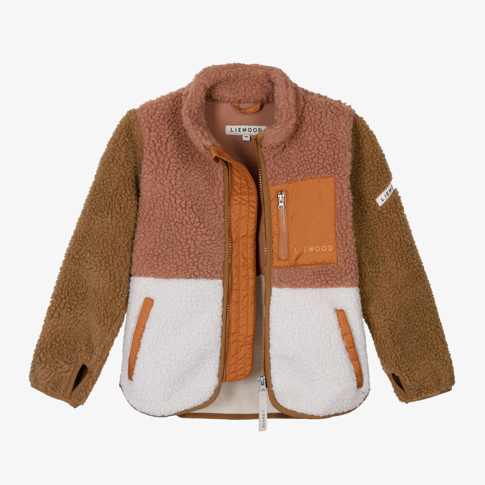 Liewood Beige Pink Borg Jacket