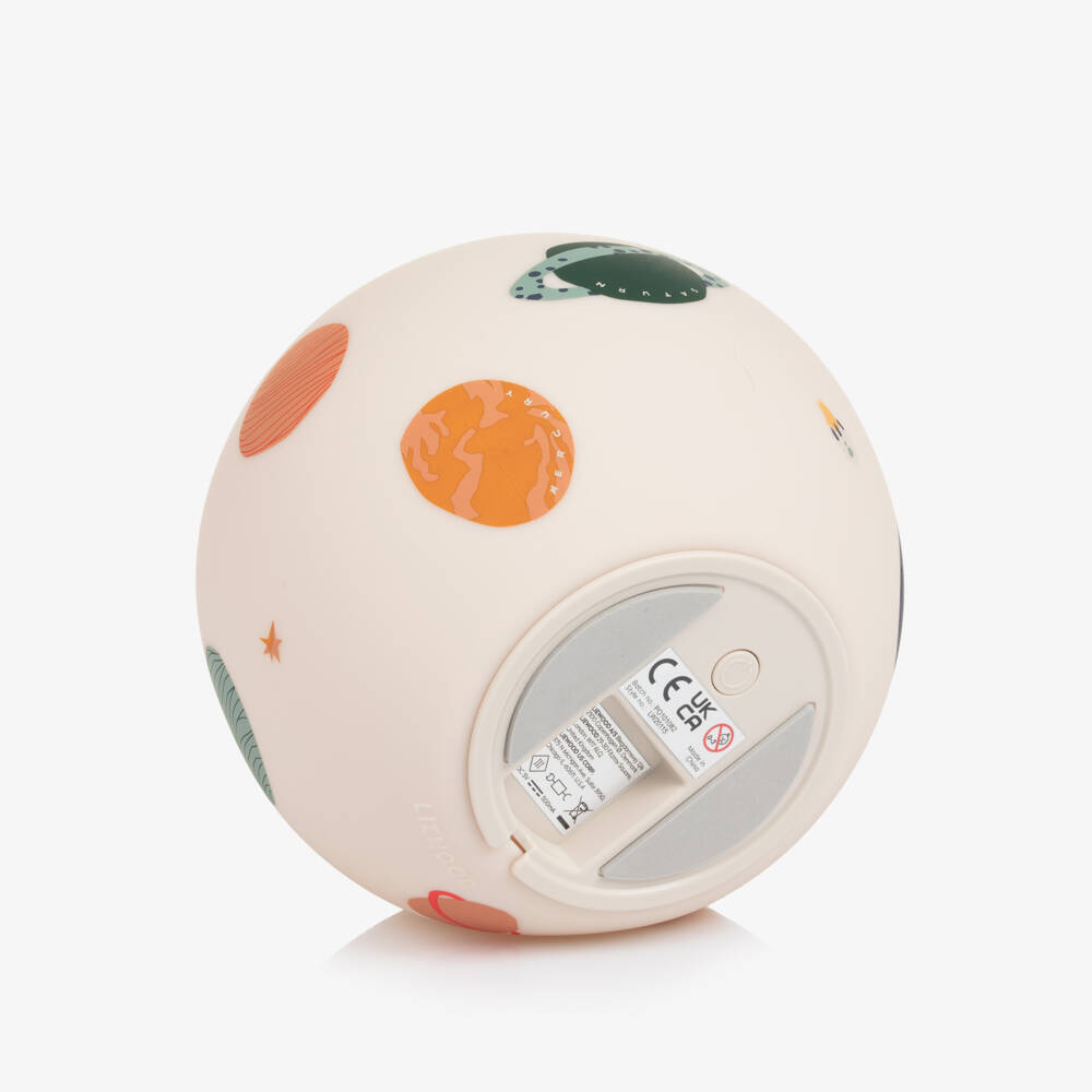 Liewood-Beige Planet Print Night Light (14cm) | Childrensalon Outlet