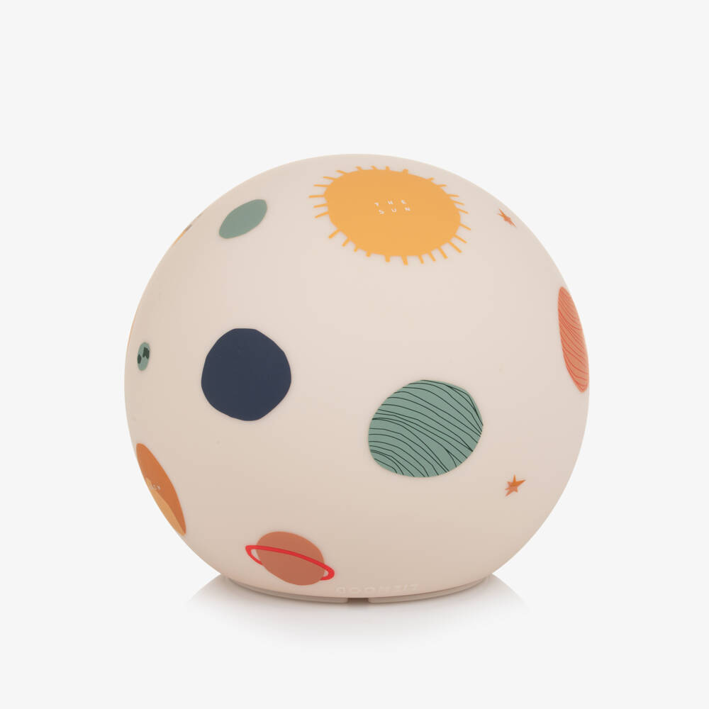 Liewood-Beige Planet Print Night Light (14cm) | Childrensalon Outlet