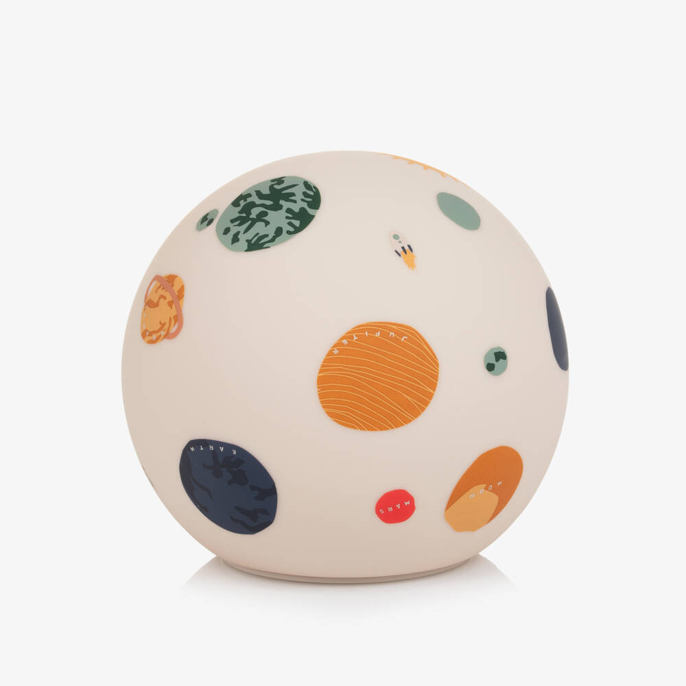 Liewood-Beige Planet Print Night Light (14cm) | Childrensalon Outlet