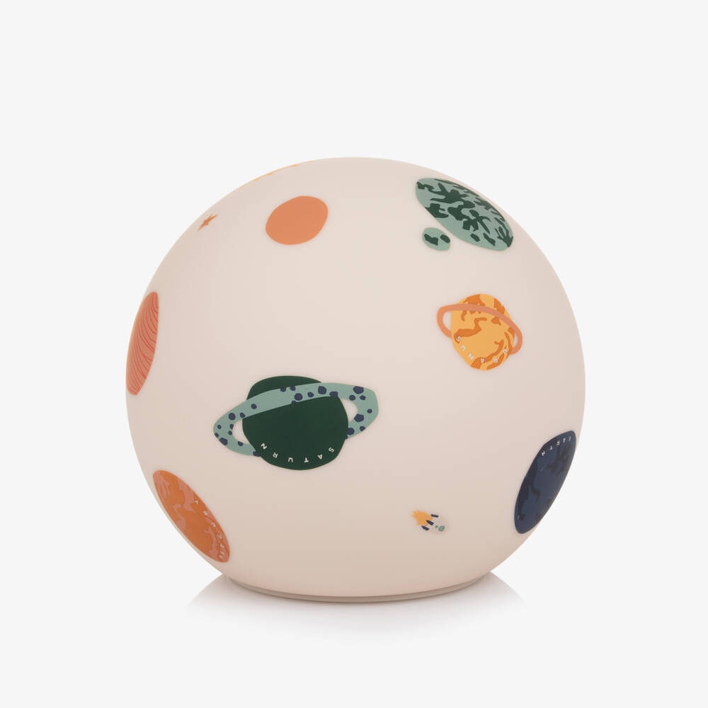 Liewood-Beige Planet Print Night Light (14cm) | Childrensalon Outlet