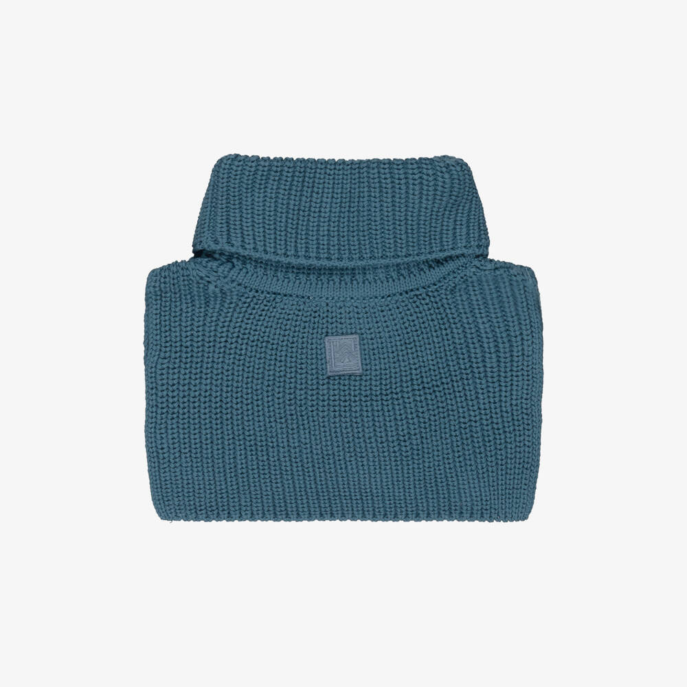 Liewood-Blue Knit Roll Neck Snood | Childrensalon Outlet