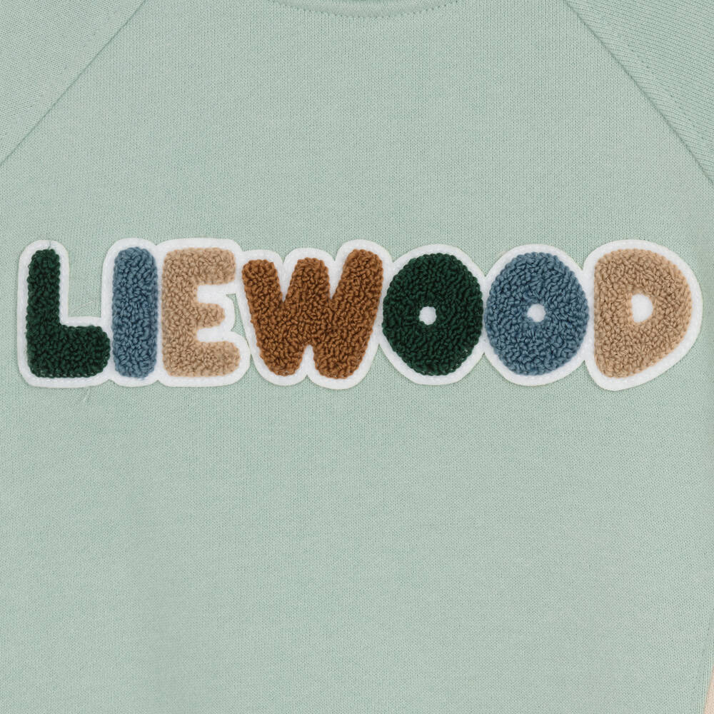 Liewood-Blue Organic Cotton Jersey Sweatshirt | Childrensalon Outlet