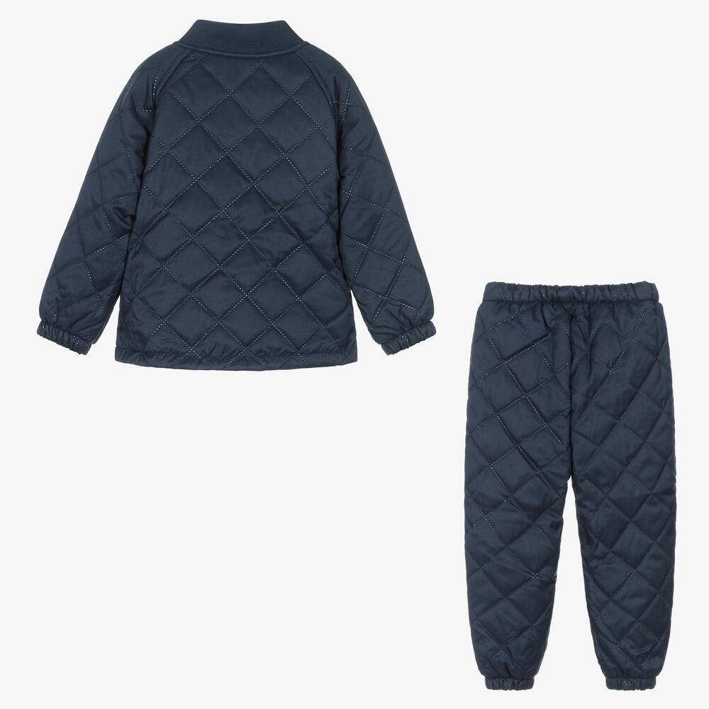 Liewood-Blue Thermal Jacket & Trouser Set | Childrensalon Outlet