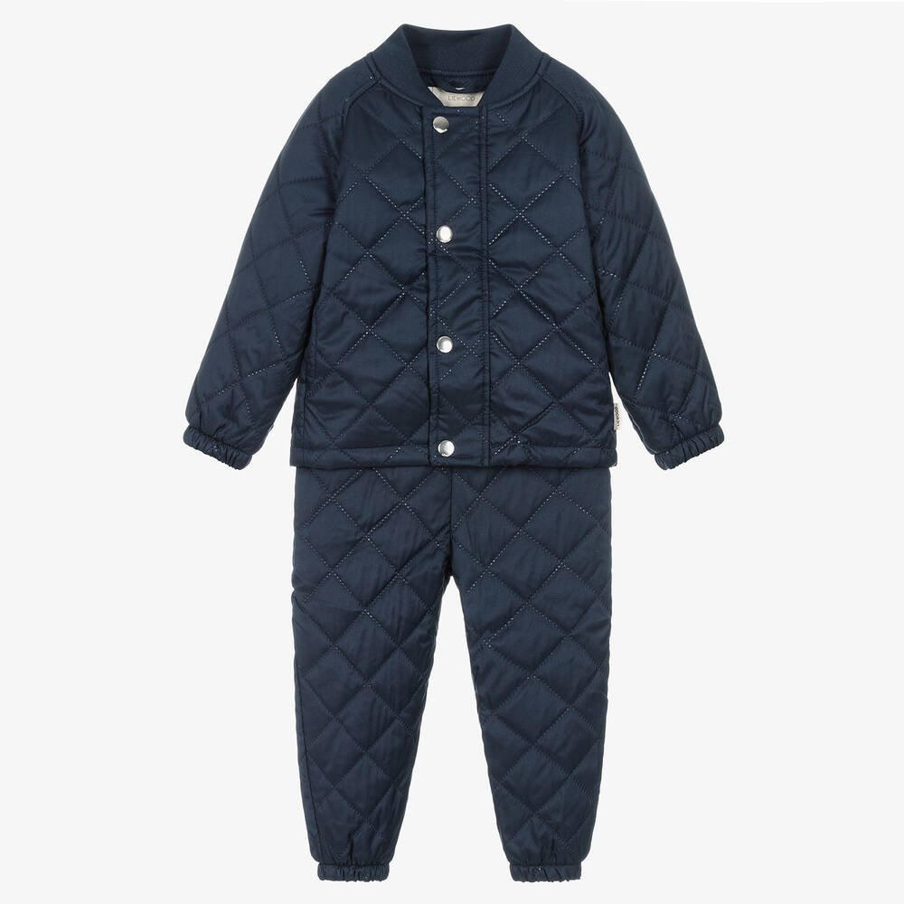 Liewood - Blue Thermal Jacket & Trouser Set | Childrensalon