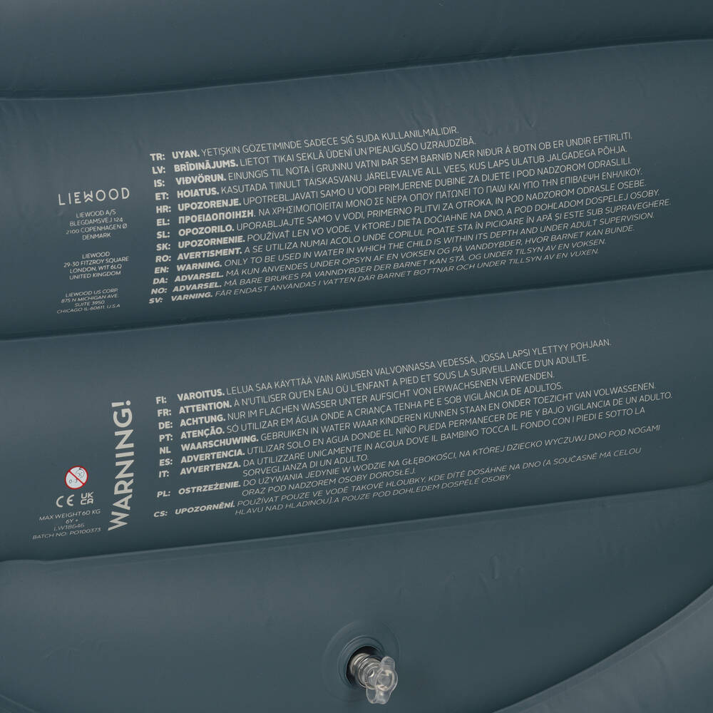 Liewood-Blue Whale Swim Float (90cm) | Childrensalon Outlet