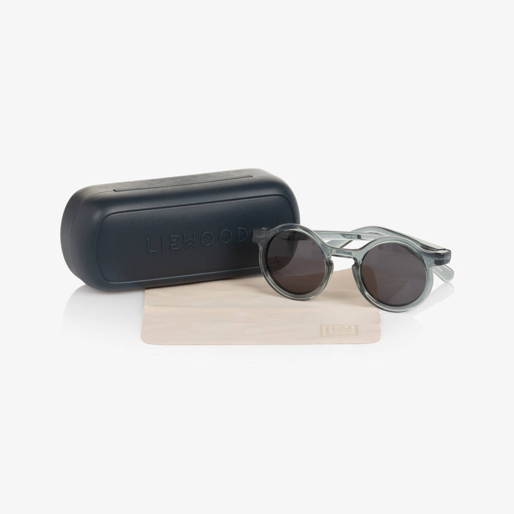 Liewood-Boys Azure Round-Shaped Shades | Childrensalon Outlet