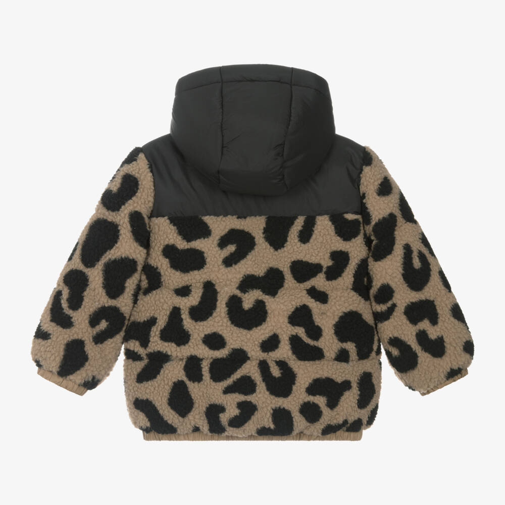 Liewood-Boys Beige & Black Sherpa Jacket | Childrensalon Outlet