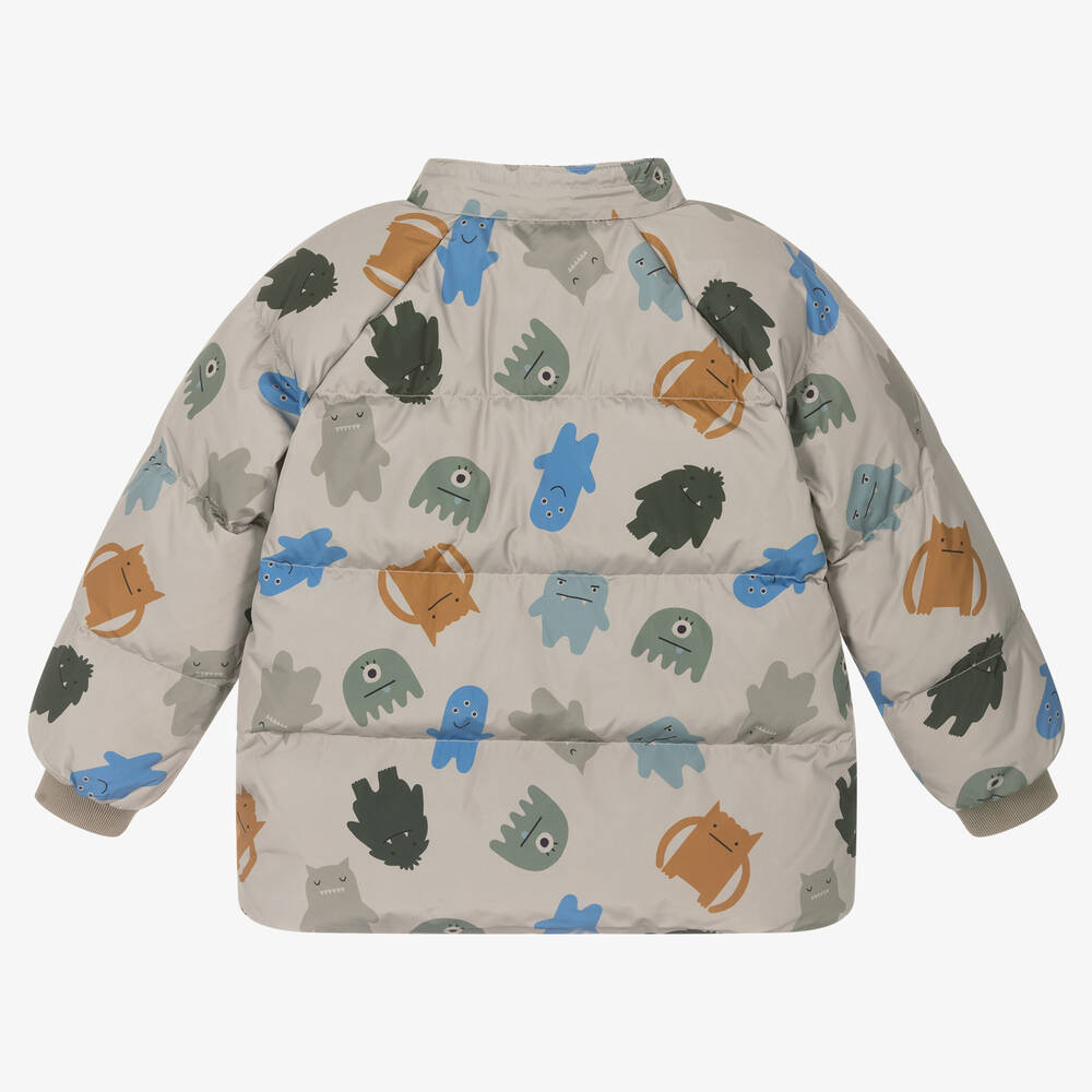 Liewood-Бежевый пуховик с монстриками | Childrensalon Outlet
