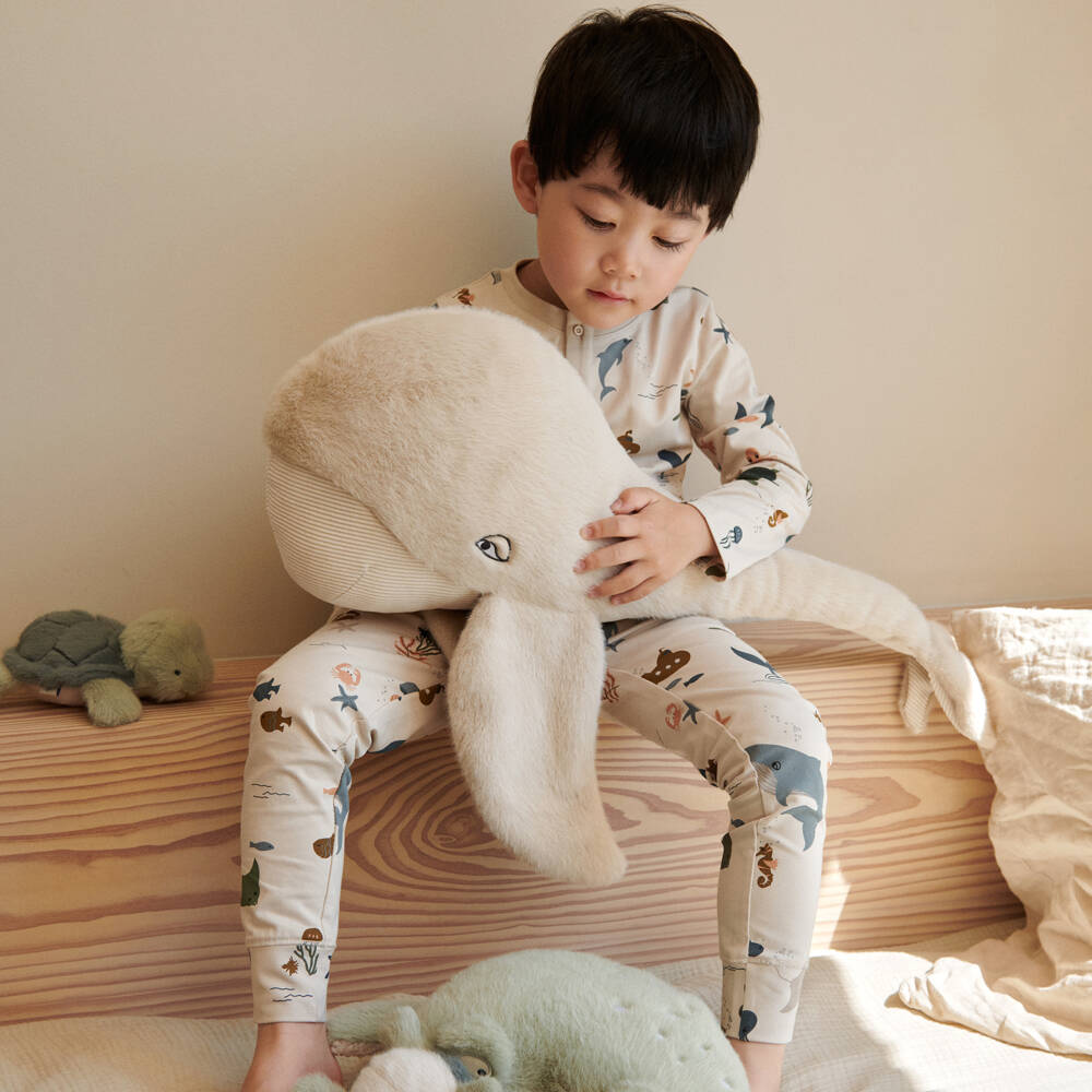 Liewood-Boys Beige Ocean Dreams Sleep Set | Childrensalon Outlet