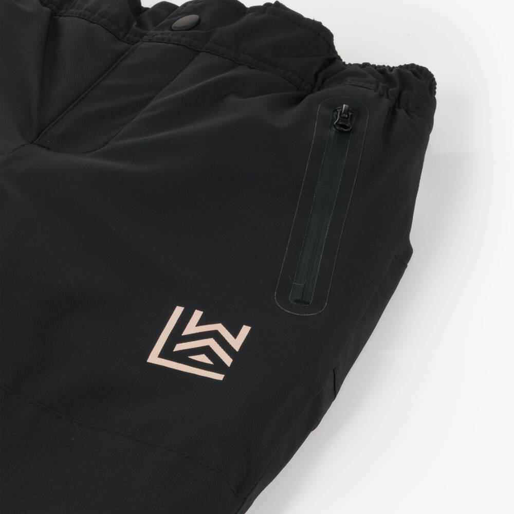 Liewood-Boys Black Ski Trousers with Braces | Childrensalon Outlet