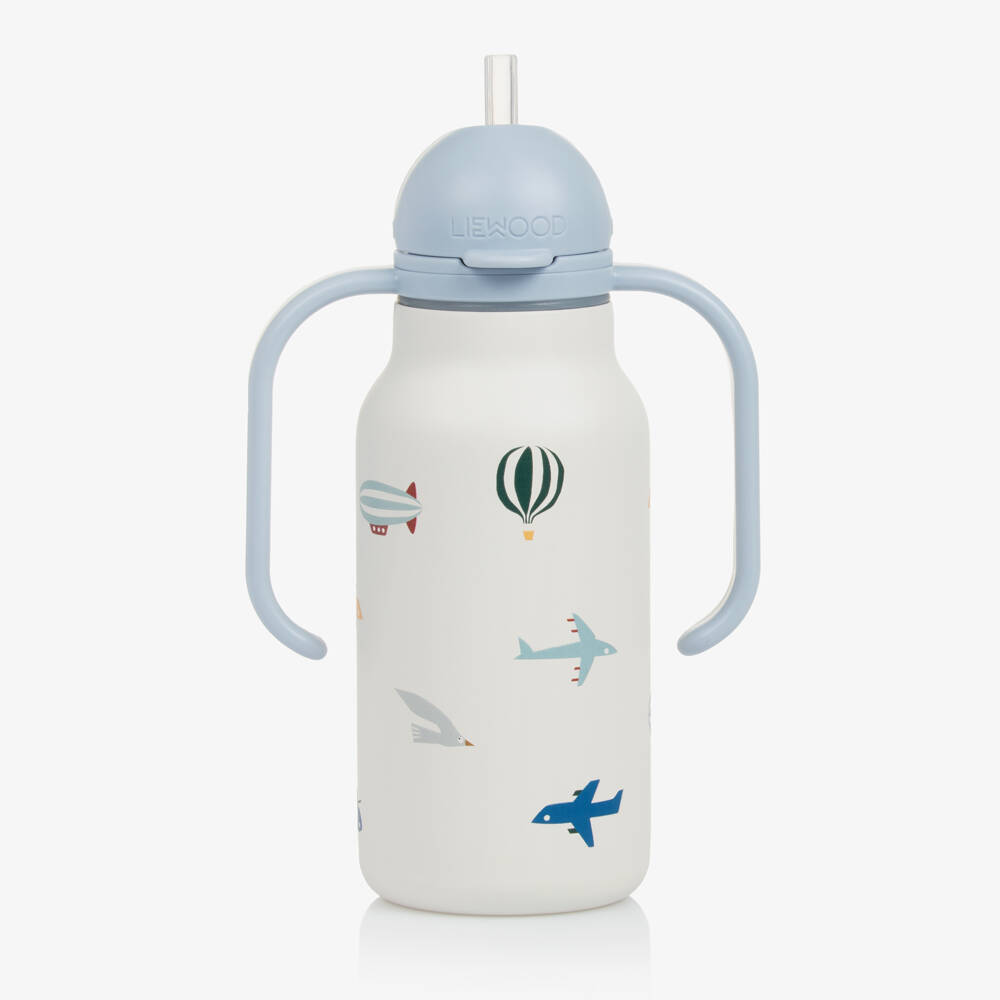 Liewood-Boys Blue Aviator Two-Handled Flask | Childrensalon Outlet