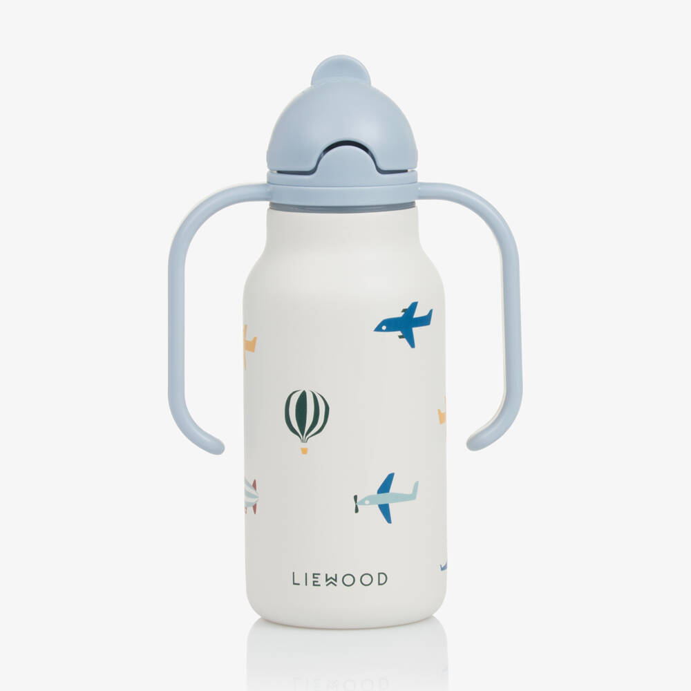 Liewood-Boys Blue Aviator Two-Handled Flask | Childrensalon Outlet