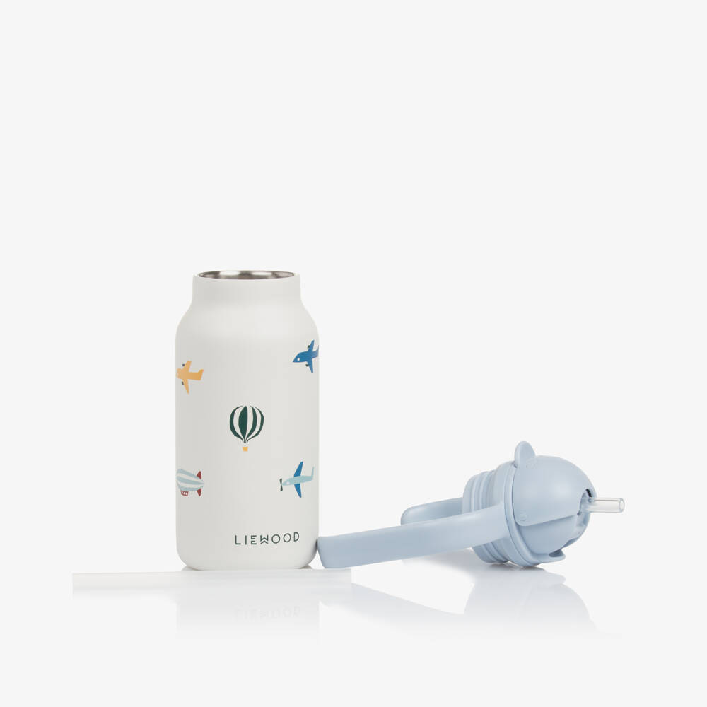 Liewood-Boys Blue Aviator Two-Handled Flask | Childrensalon Outlet