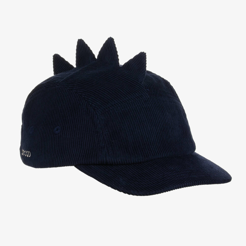 Liewood - Boys Blue Cotton Corduroy Cap | Childrensalon