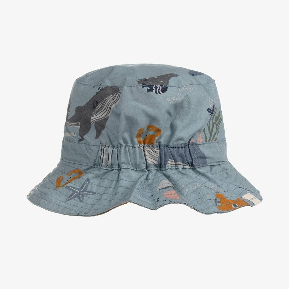 liewood-boys-blue-cotton-hat-childrensalon-outlet