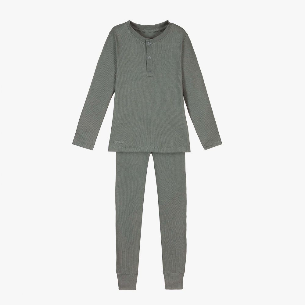 Liewood - Blauer Baumwollschlafanzug (J) | Childrensalon