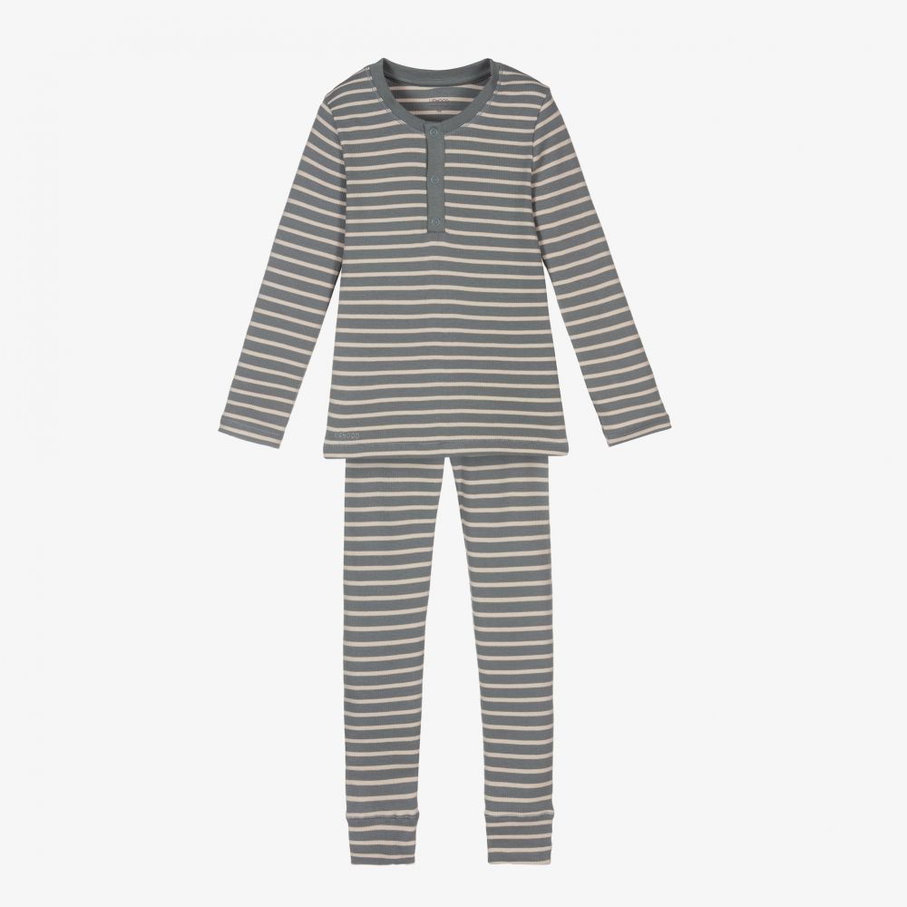 Liewood - Синяя хлопковая пижама для мальчиков | Childrensalon