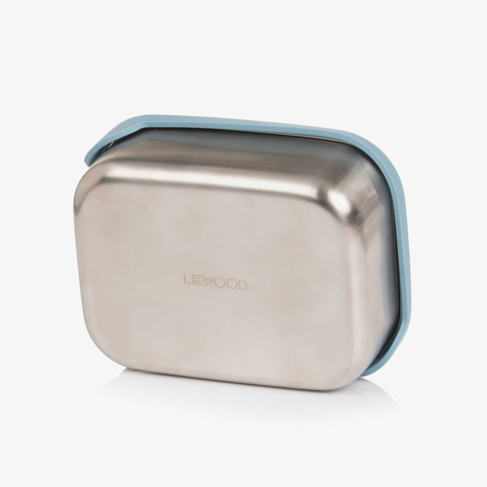 Liewood-Boys Blue Hobby Motifs Lunch Box | Childrensalon Outlet