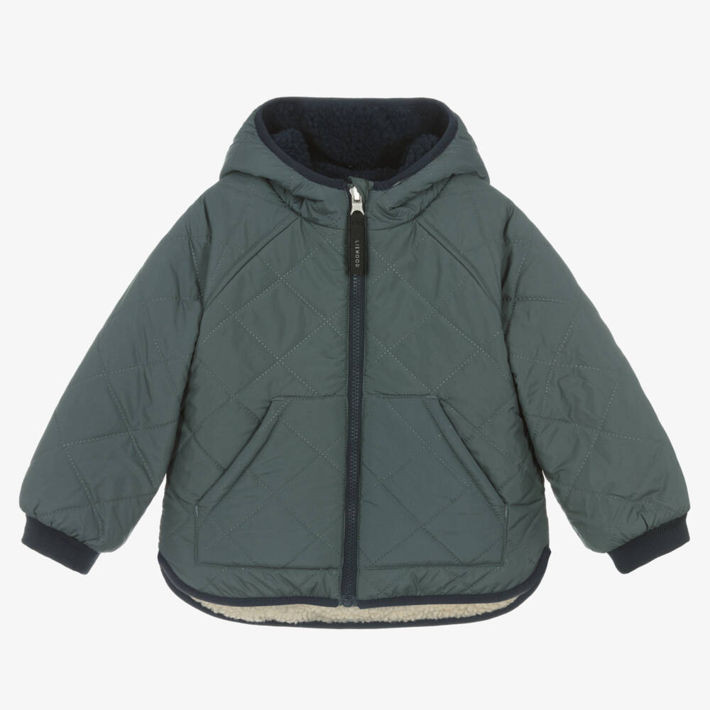 Liewood-Boys Blue Reversible Jacket | Childrensalon Outlet