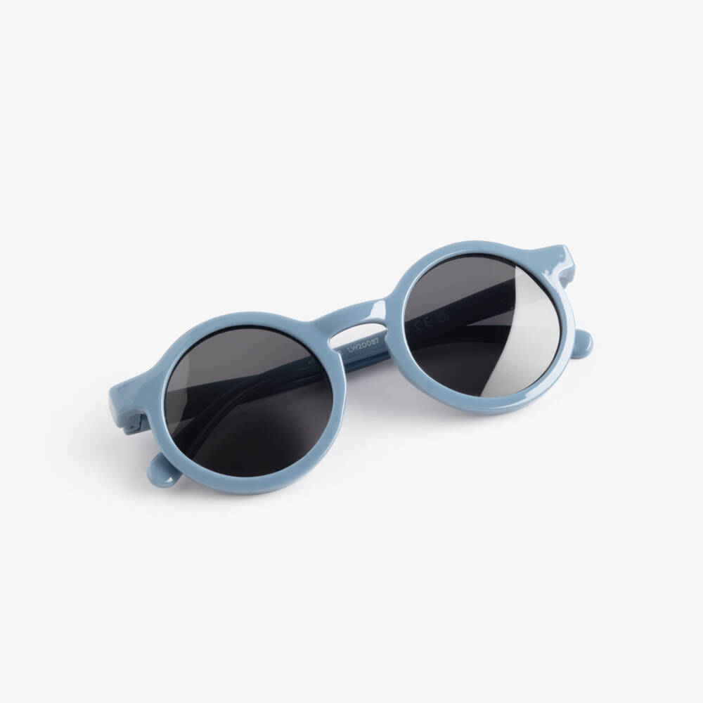 Liewood-Boys Blue Round Sunglasses | Childrensalon Outlet