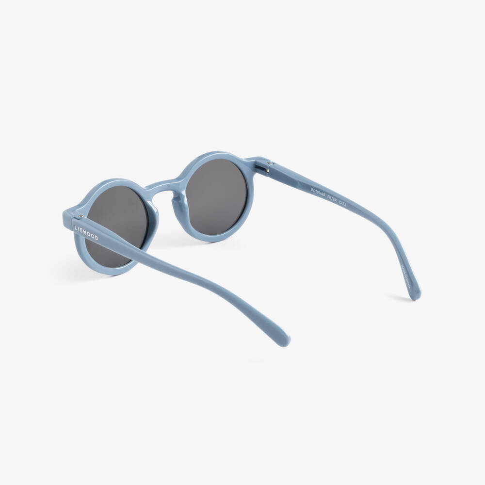 Liewood-Boys Blue Round Sunglasses | Childrensalon Outlet