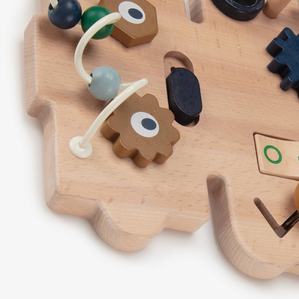 Liewood-Boys Blue Wooden Discovery Board | Childrensalon Outlet