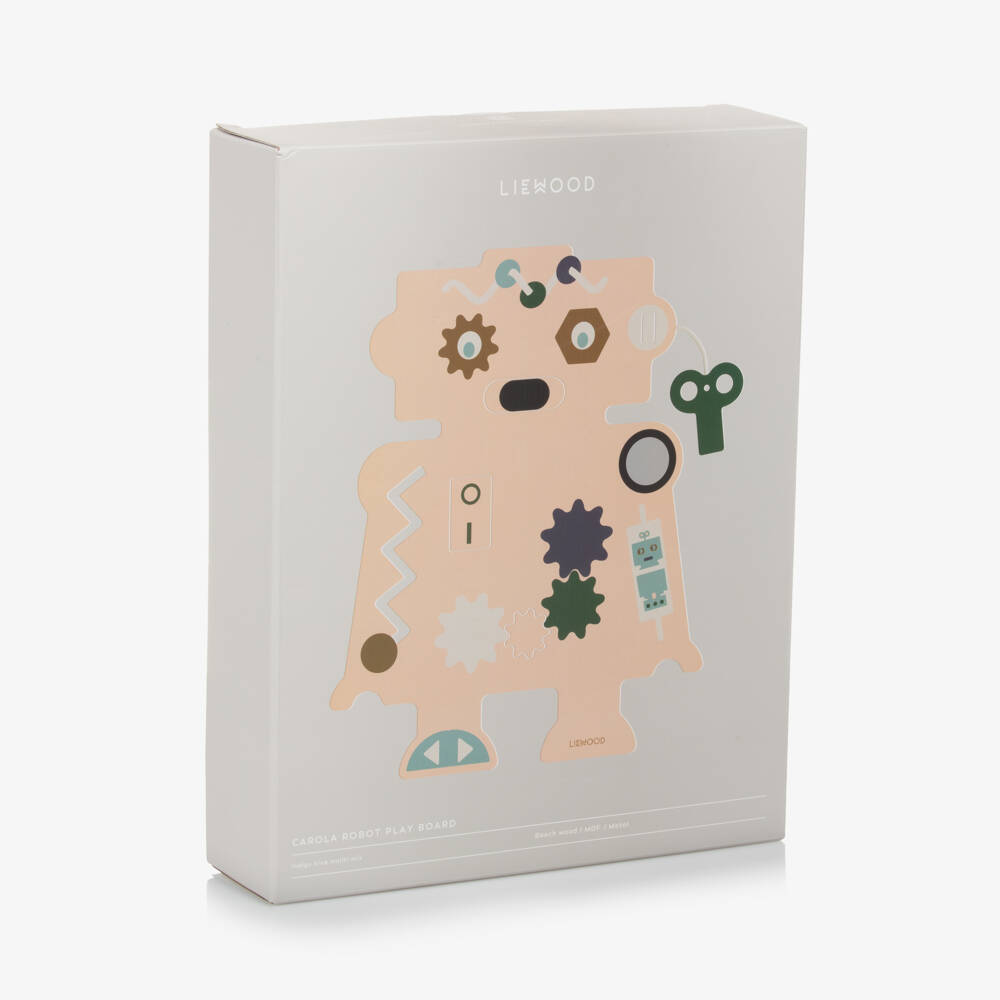 Liewood-Boys Blue Wooden Discovery Board | Childrensalon Outlet