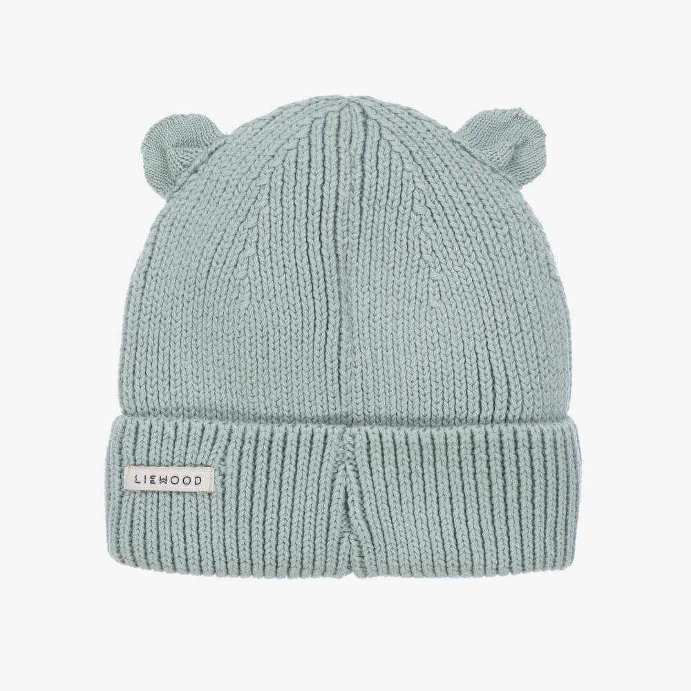 Liewood-Boys Cozy Blue Knit Beanie | Childrensalon Outlet