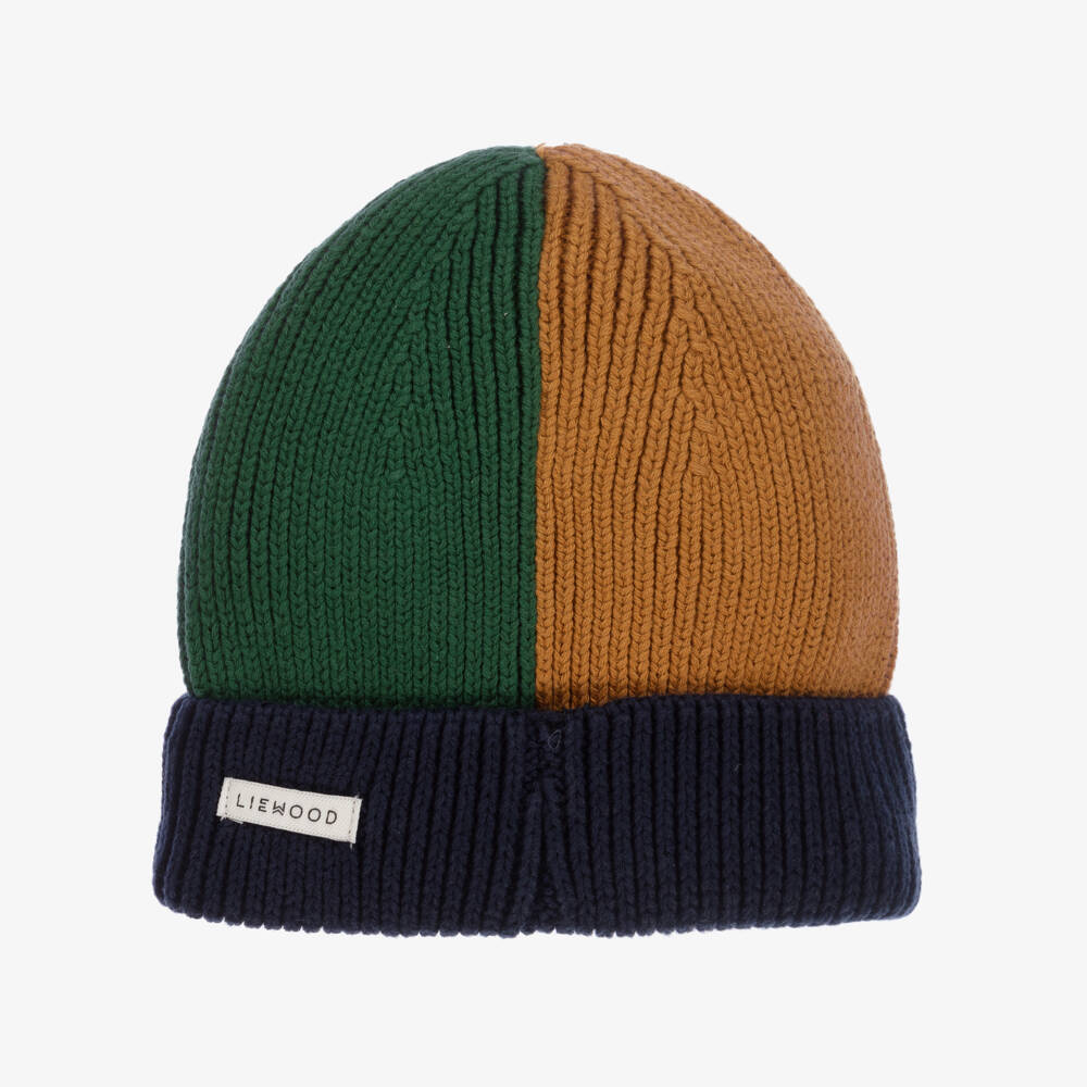 Liewood-Boys Cozy Colorblock Knit Beanie | Childrensalon Outlet