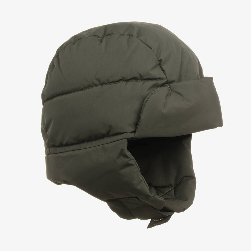 Liewood-Boys Cozy Green Puffer Cap | Childrensalon Outlet