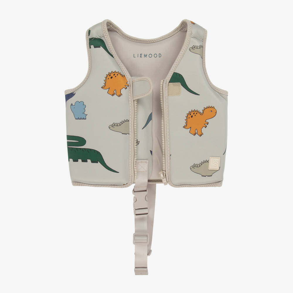Liewood-Boys Green Dino Float Suit | Childrensalon Outlet